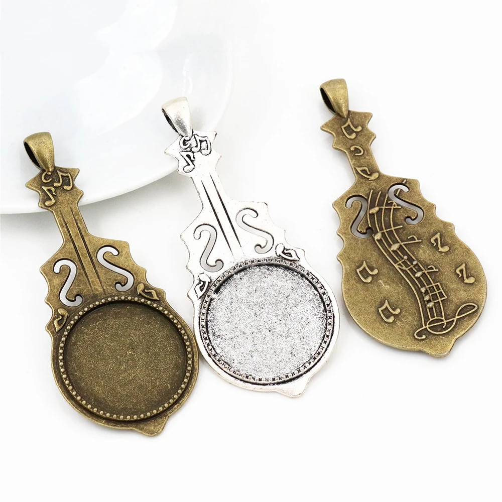New Fashion 5pcs 25mm Inner Size Antique Silver Plated and Bronze Violin Cabochon Base Setting Charms Pendant
New Fashion 5pcs 25mm Inner Size Antique Silver Plated and Bronze Violin Cabochon Base Setting Charms Pendant