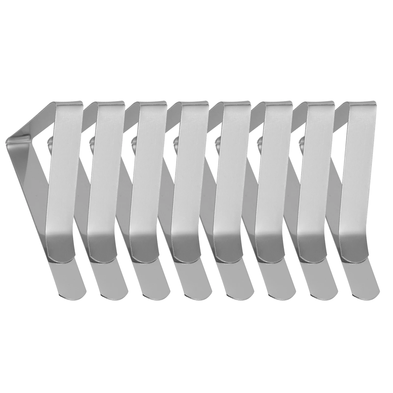8 Pcs Tablecloth Clip Adjustable Fasteners Clamps Stainless Steel Cover Clips Holders Party
8 Pcs Tablecloth Clip Adjustable Fasteners Clamps Stainless Steel Cover Clips Holders Party