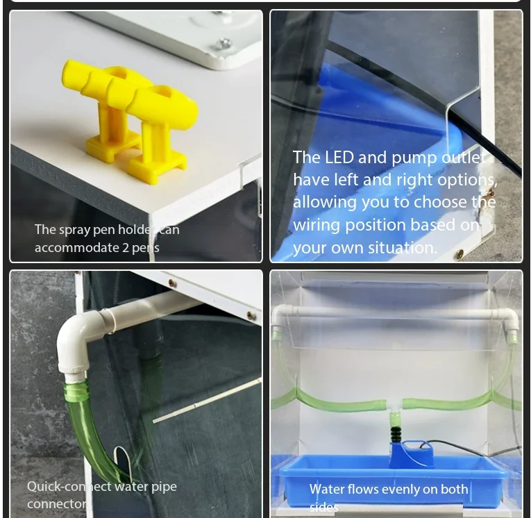 Professional Paint Booth for Gunpla & Model Spraying, Portable Water Curtain Spray Booth with Exhaust Fan
Professional Paint Booth for Gunpla & Model Spraying, Portable Water Curtain Spray Booth with Exhaust Fan