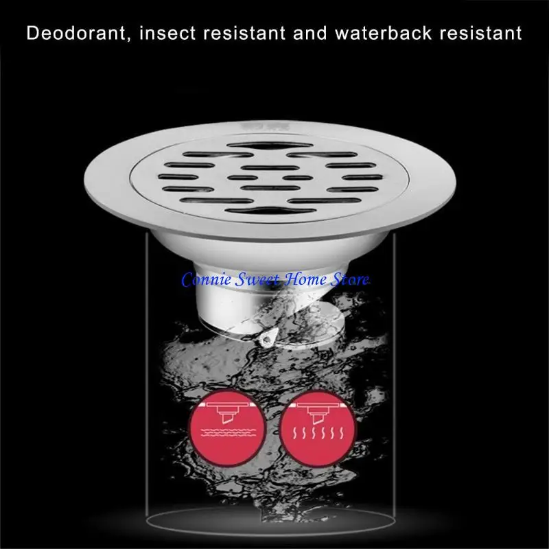 LXAF Stainless Steels Floor Drain Antiodor Drainer Shower Strainer Cover Hair Catcher
LXAF Stainless Steels Floor Drain Antiodor Drainer Shower Strainer Cover Hair Catcher