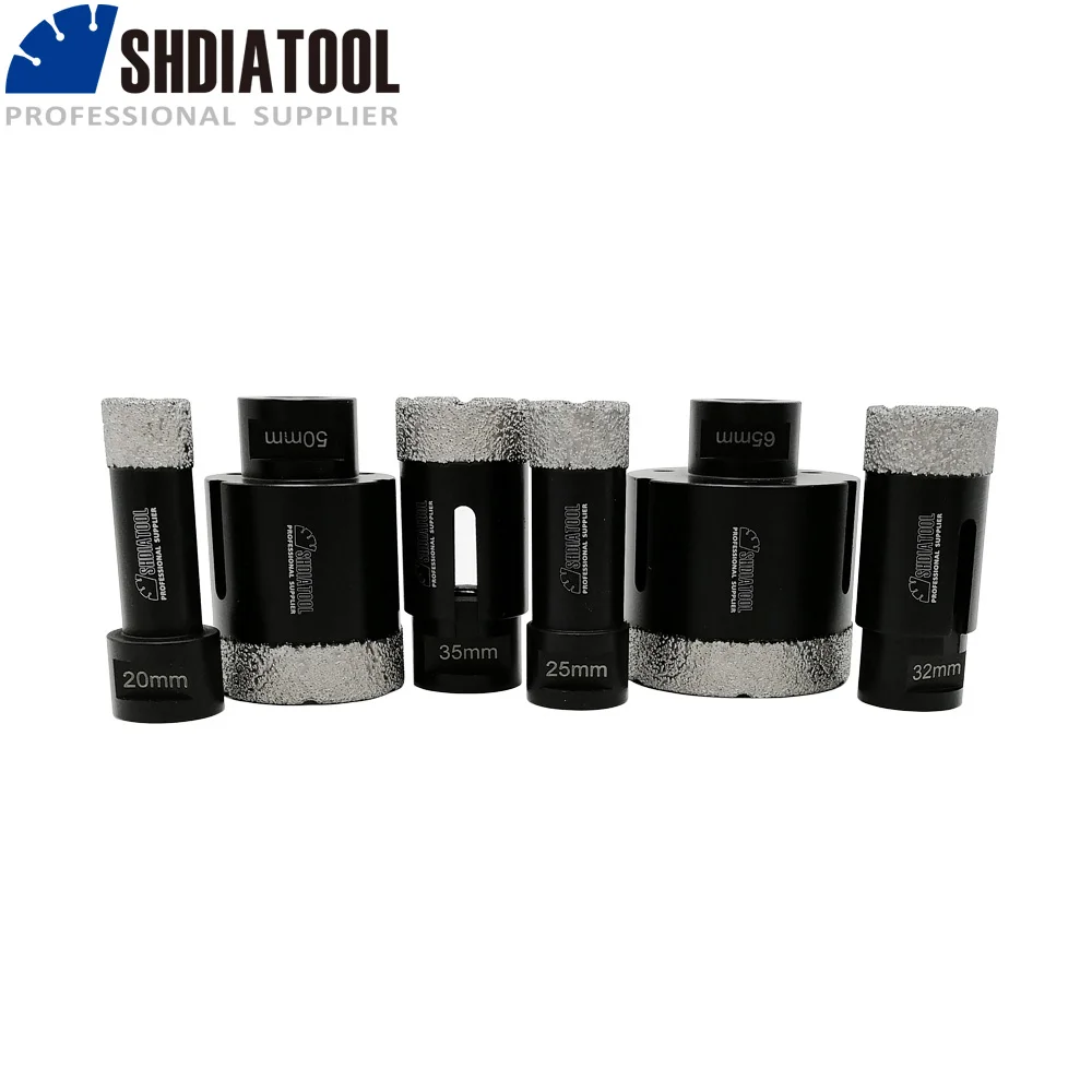 Алмазная коронка SHDIATOOL, насадка с резьбой M14 для сухого сверления камня, гранита, мрамора, фарфора, кирпича, длина 75 мм, 1 шт.
Алмазная коронка SHDIATOOL, насадка с резьбой M14 для сухого сверления камня, гранита, мрамора, фарфора, кирпича, длина 75 мм, 1 шт.