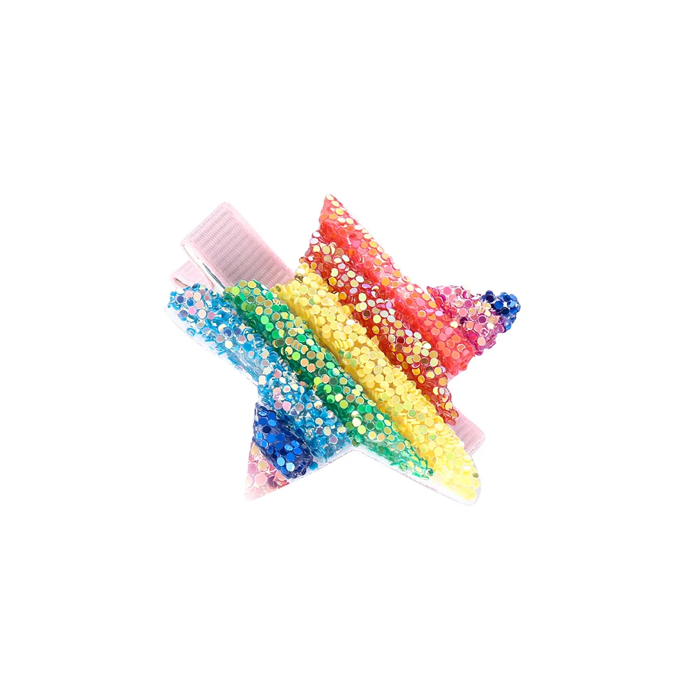 5pcs Rainbow Hairpins Durable Plastic Clips Glitter Duck Bill Barrettes For Women Girls Lightweight Travel Hair Accessories
5pcs Rainbow Hairpins Durable Plastic Clips Glitter Duck Bill Barrettes For Women Girls Lightweight Travel Hair Accessories