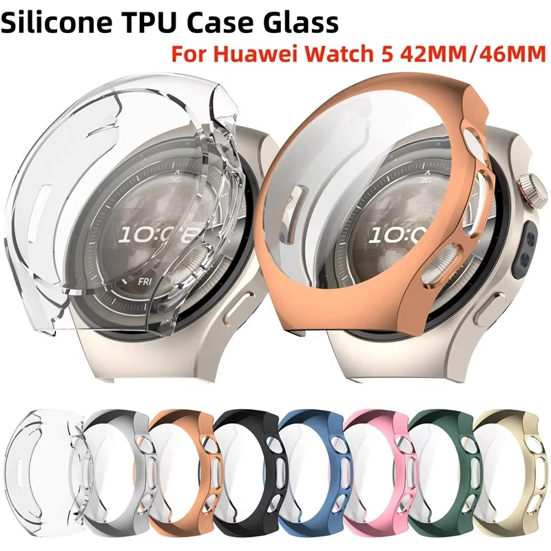 Чехол из ТПУ для часов Huawei 5, 46 мм, 42 мм, аксессуары, универсальный противоударный защитный бампер, рамка для Huawei watch5 46, чехол
Чехол из ТПУ для часов Huawei 5, 46 мм, 42 мм, аксессуары, универсальный противоударный защитный бампер, рамка для Huawei watch5 46, чехол