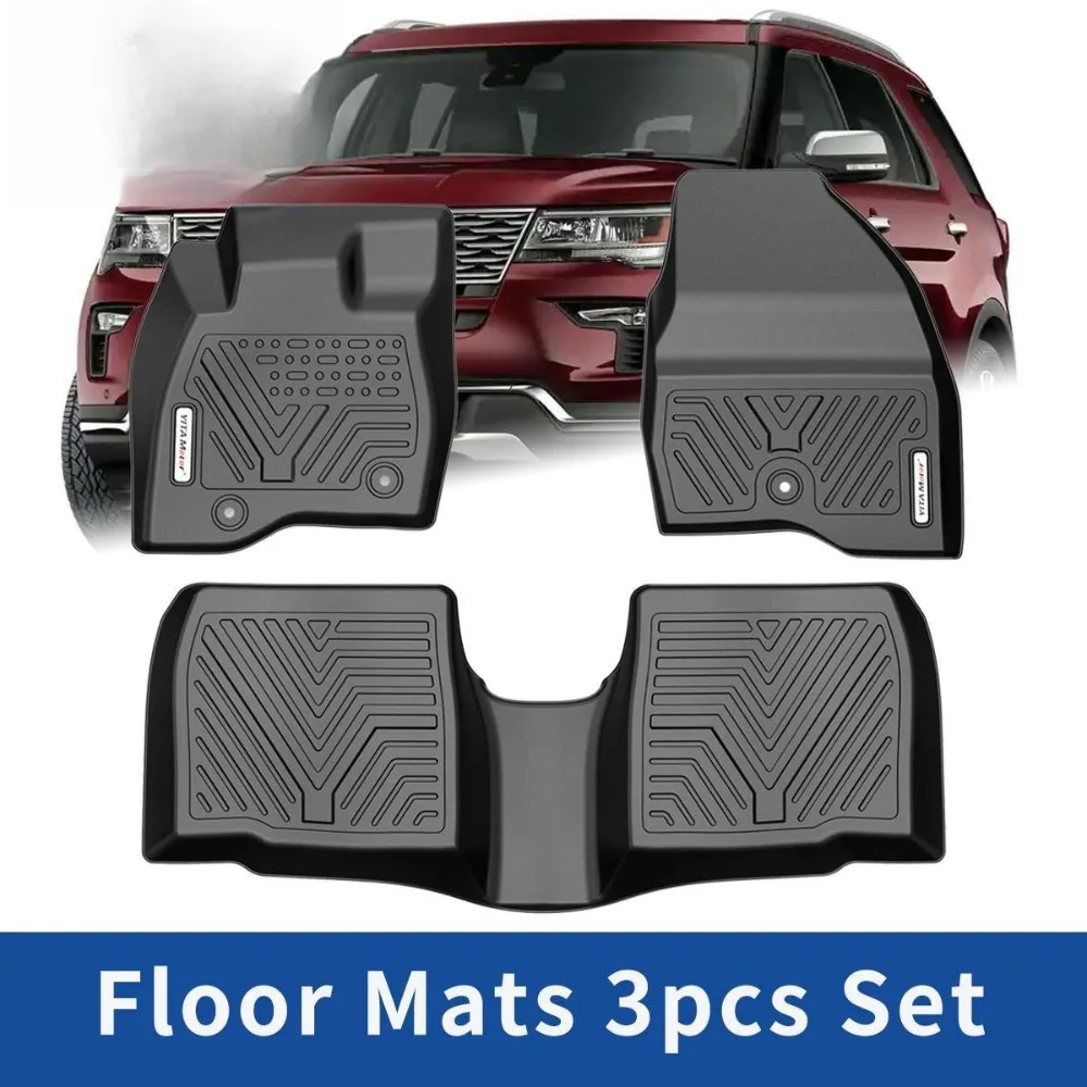 All Weather Floor Mats for 2015-2019 Ford Explorer 3D TPE Rubber Car Floor Liner
All Weather Floor Mats for 2015-2019 Ford Explorer 3D TPE Rubber Car Floor Liner