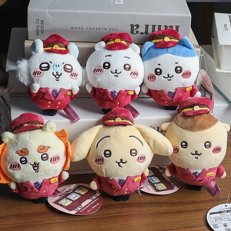 Кулон серии Chiikawa Train Conductor Usagi Hachiware Momonga Chiikawa, плюшевая кукла, брелок для ключей, сумка, подвеска, плюшевая игрушка в подарок
Кулон серии Chiikawa Train Conductor Usagi Hachiware Momonga Chiikawa, плюшевая кукла, брелок для ключей, сумка, подвеска, плюшевая игрушка в подарок