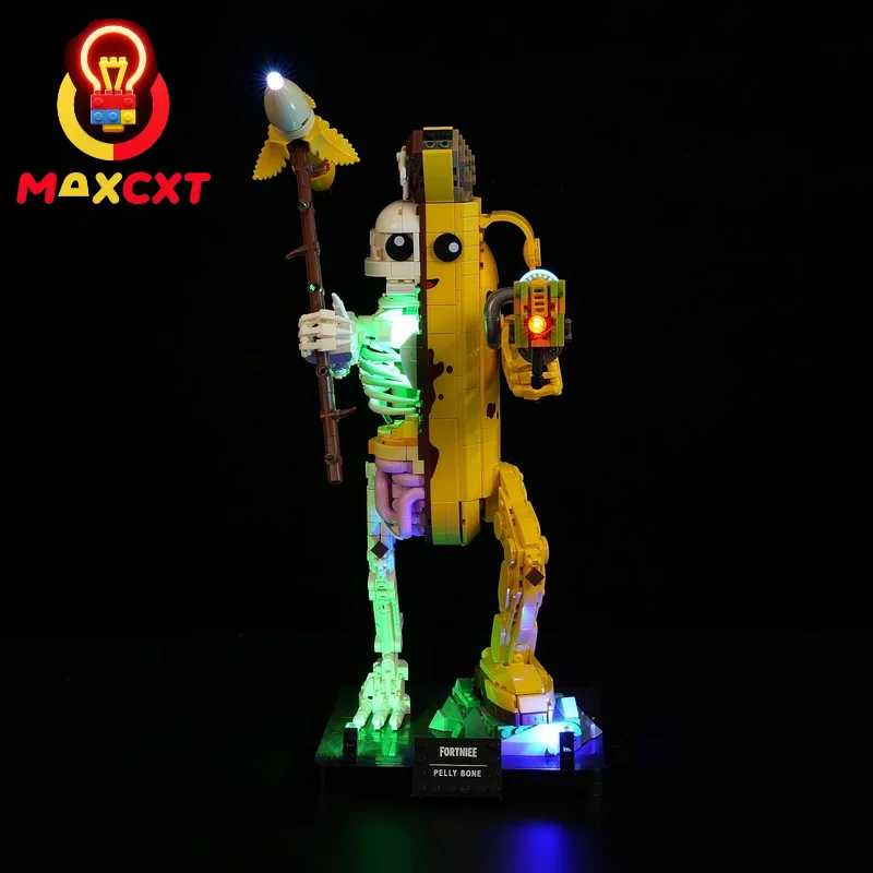 Набор светодиодных фонарей MAXCXT для LEGO 77072, декоративная лампа Fortnite Peely Bone «сделай сам», не включает строительные блоки
Набор светодиодных фонарей MAXCXT для LEGO 77072, декоративная лампа Fortnite Peely Bone «сделай сам», не включает строительные блоки 