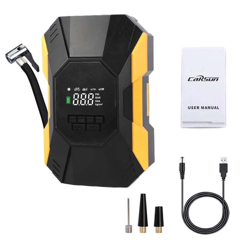 Tire Inflator Air Compressor Portable DC/AC Air Pump for Car Tires 12V DC Inflatables Digital Tire Pump with Pressure Gauge
Tire Inflator Air Compressor Portable DC/AC Air Pump for Car Tires 12V DC Inflatables Digital Tire Pump with Pressure Gauge