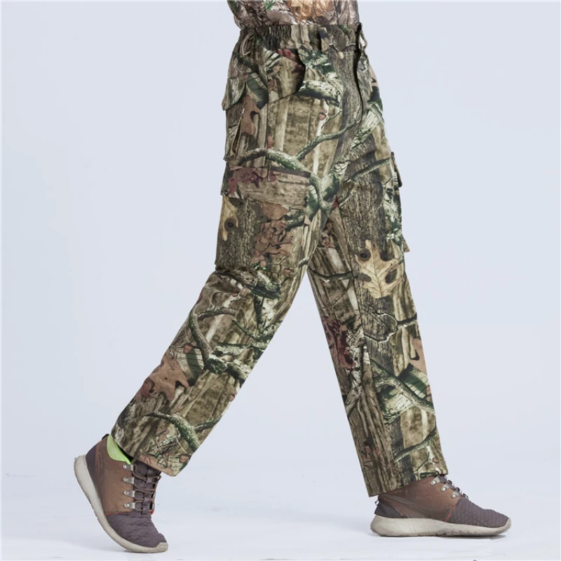 Outdoor Bionic Camouflage Clothing Hunting Fishing Pants Loose Plus Size Multi-Pocket Men Breathable Wear-Resisting Sports Pant
Outdoor Bionic Camouflage Clothing Hunting Fishing Pants Loose Plus Size Multi-Pocket Men Breathable Wear-Resisting Sports Pant