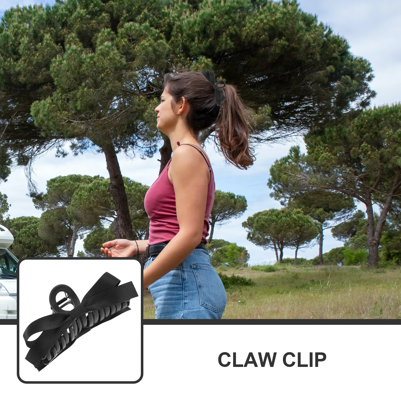 2Pcs Hair Claw Clips Bow Design Large Hair Clips for Women Durable Comfortable Grip Perfect for Weddings Parties Daily
2Pcs Hair Claw Clips Bow Design Large Hair Clips for Women Durable Comfortable Grip Perfect for Weddings Parties Daily