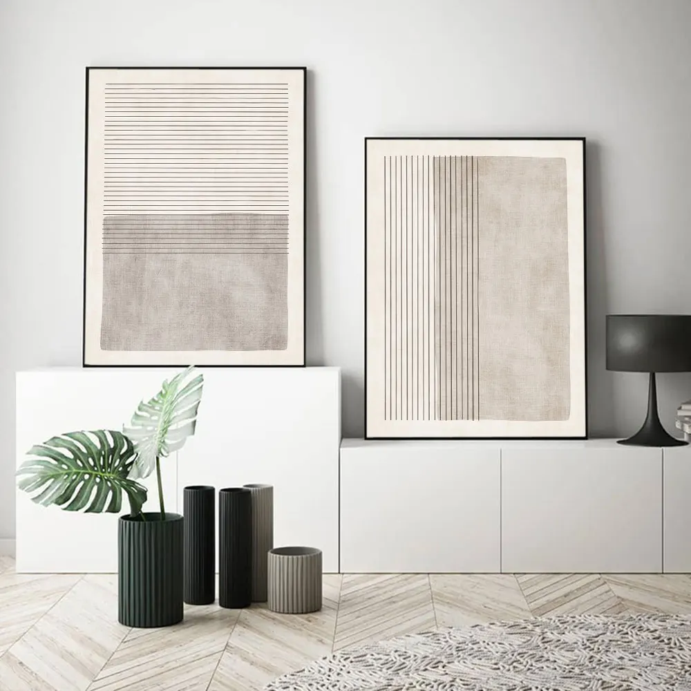 Geometric Print Poster Abstract Stripes Canvas Painting Minimalist Line Art Print Modern Wall Picture for Bedroom Home Decor
Geometric Print Poster Abstract Stripes Canvas Painting Minimalist Line Art Print Modern Wall Picture for Bedroom Home Decor