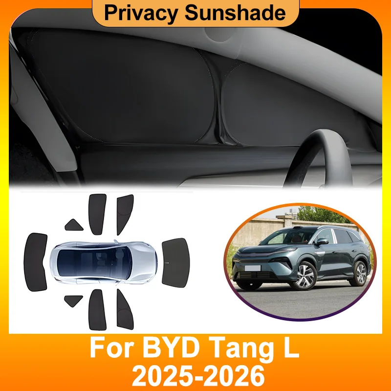 Full Visor Privacy Curtains For BYD Sealion 8 Tang L 2025 2026 Heat insulation UV Protection Windshield Cover Car Accessories
Full Visor Privacy Curtains For BYD Sealion 8 Tang L 2025 2026 Heat insulation UV Protection Windshield Cover Car Accessories