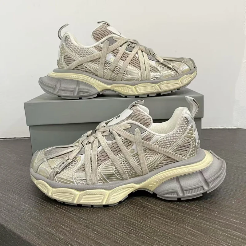 Casual Shoes Silver Couple Dad Shoes 2025 New Women's Shoes Mesh Sneakers Ladies Autumn Star Same Style Flat Sport Anti-slip
Casual Shoes Silver Couple Dad Shoes 2025 New Women's Shoes Mesh Sneakers Ladies Autumn Star Same Style Flat Sport Anti-slip