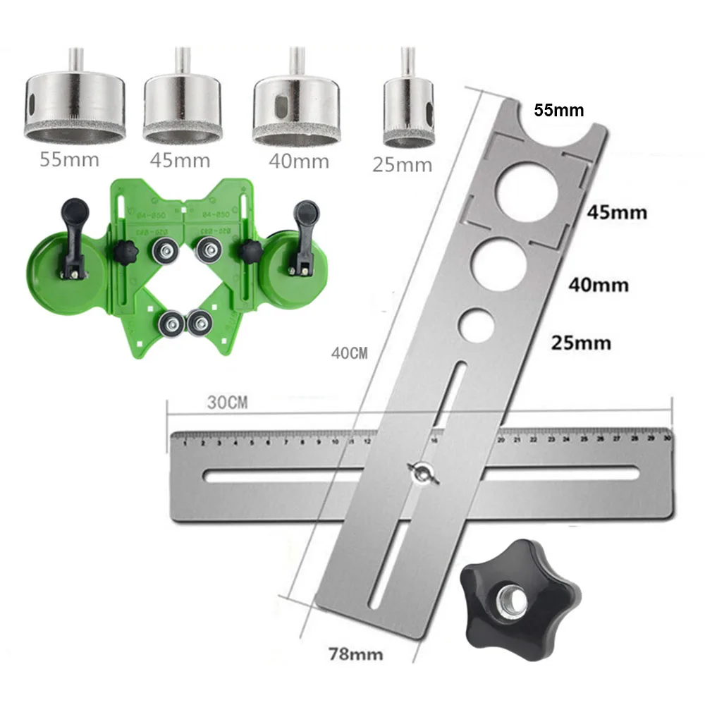 Универсальный инструмент для сверления отверстий под мрамор, стекло, керамику
Универсальный инструмент для сверления отверстий под мрамор, стекло, керамику