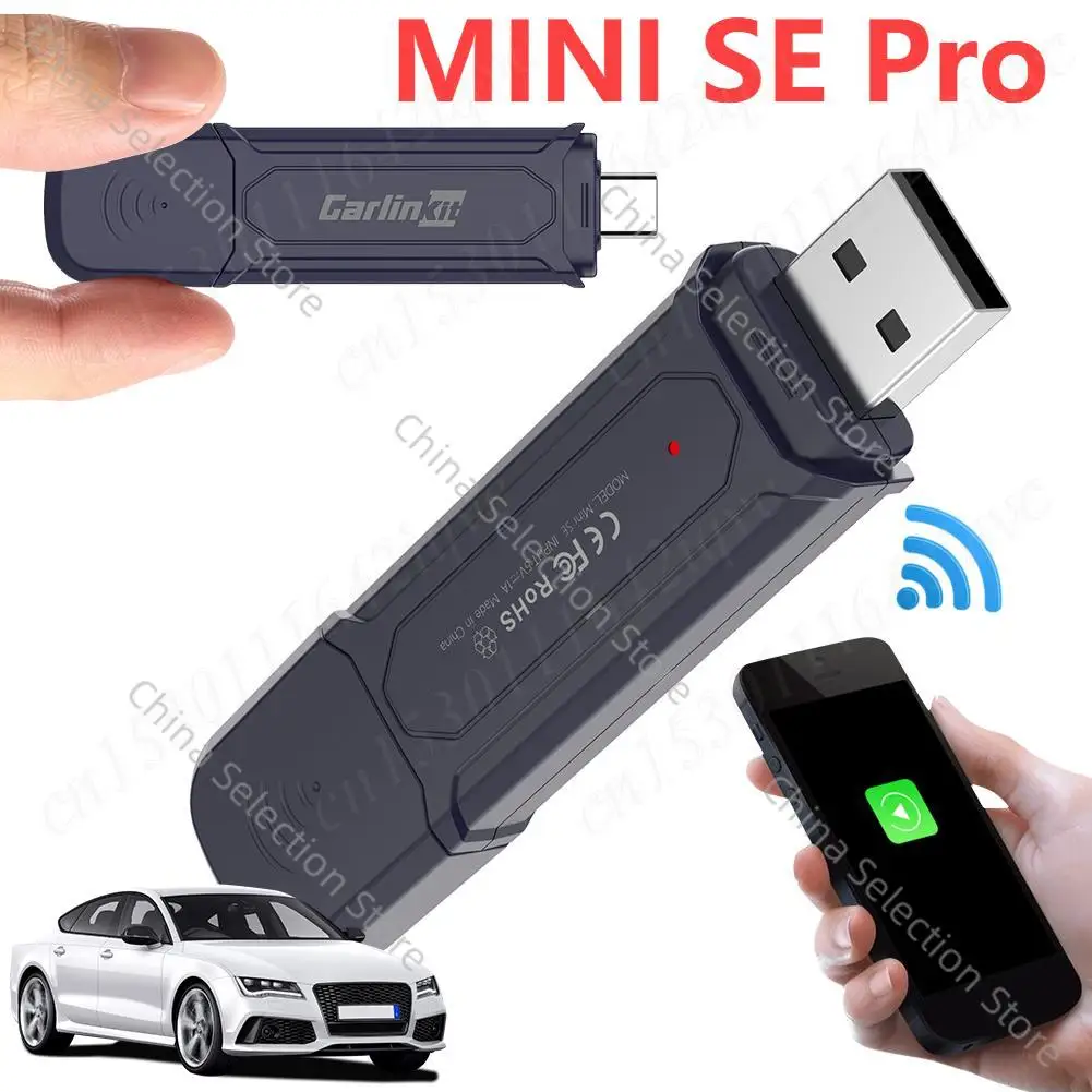 CarlinKit MINI SE Pro Wireless CarPlay Android Auto USB Dongle Смарт-беспроводной адаптер Wi-Fi Bluetooth Автоматическое подключение Обновление
CarlinKit MINI SE Pro Wireless CarPlay Android Auto USB Dongle Смарт-беспроводной адаптер Wi-Fi Bluetooth Автоматическое подключение Обновление