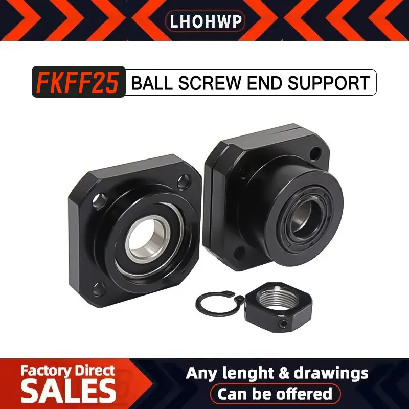 FK25 FF25 Концевые опоры для шарикового винта для SFU3205/SFU3210 Шариковый винт с ЧПУ Часть FKFF25 Торцевая опора
FK25 FF25 Концевые опоры для шарикового винта для SFU3205/SFU3210 Шариковый винт с ЧПУ Часть FKFF25 Торцевая опора