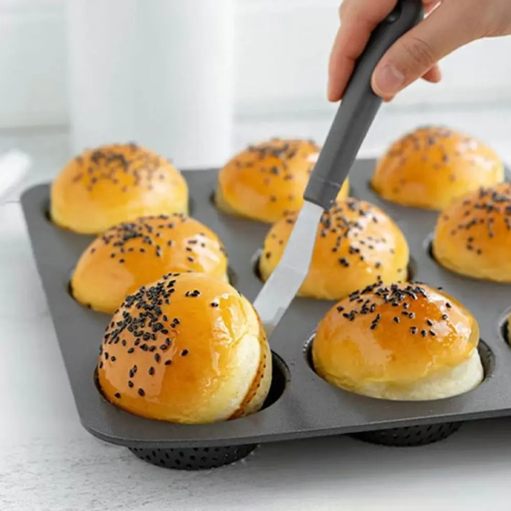 Baking Tool 4/9/12 Hole Hamburger Bun Pan Non-Stick Reusable Hamburger Bread Mold Carbon Steel Baking Pan Bakery
Baking Tool 4/9/12 Hole Hamburger Bun Pan Non-Stick Reusable Hamburger Bread Mold Carbon Steel Baking Pan Bakery