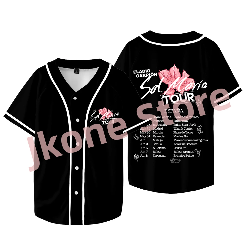 Eladio Carrion Sol Maria Tour Merch Baseball Jacket Women Men Fashion Casual Short Sleeve T-shirts Tee
Eladio Carrion Sol Maria Tour Merch Baseball Jacket Women Men Fashion Casual Short Sleeve T-shirts Tee
