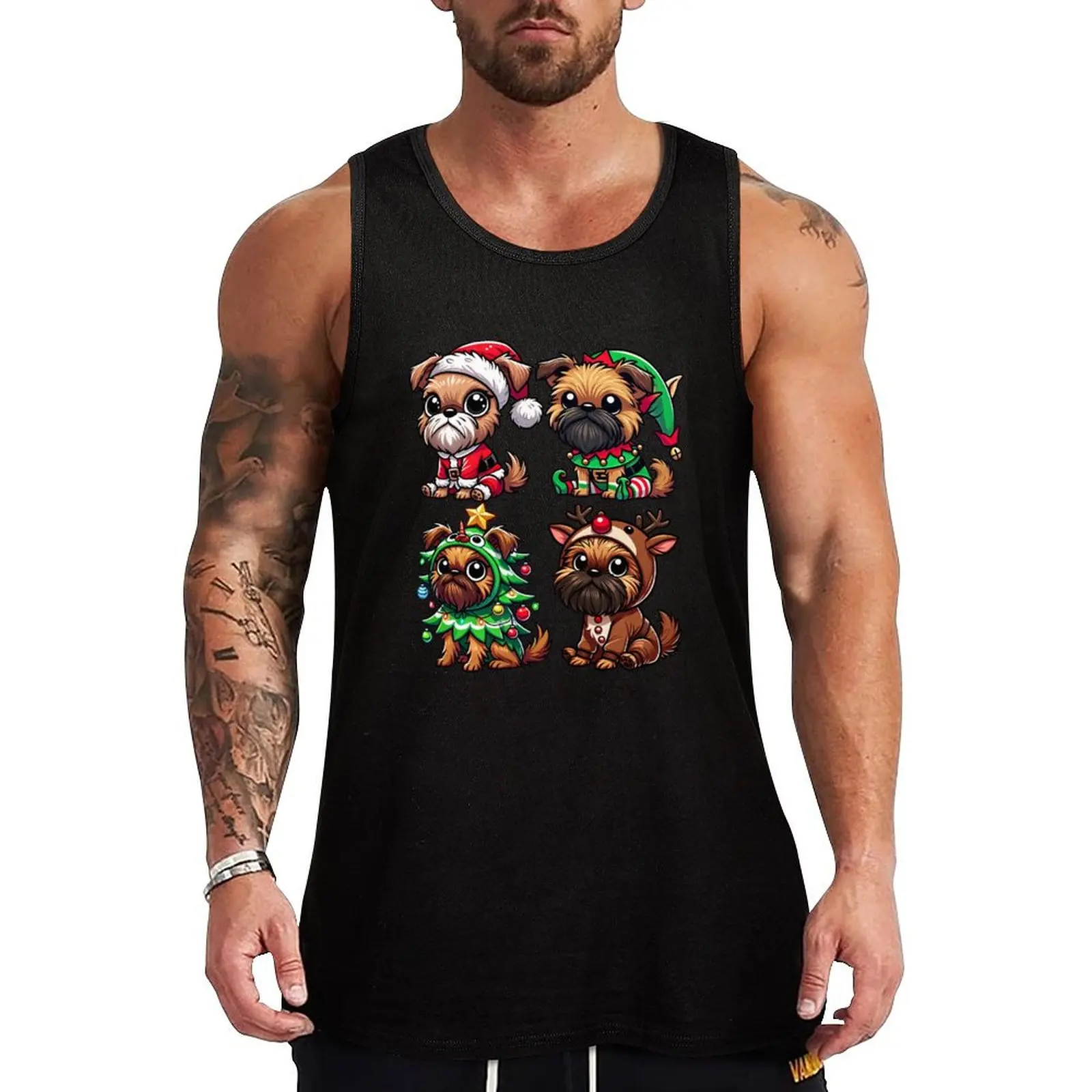 Brussels Griffon Dog Christmas Costume Tank Top Sports Tank Top Moisture Wicking Quick Dry Shirt
Brussels Griffon Dog Christmas Costume Tank Top Sports Tank Top Moisture Wicking Quick Dry Shirt