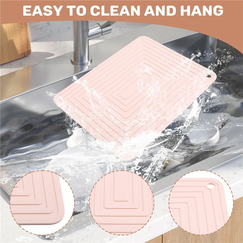 ABYS-Large Silicone Pot Holder Square Thick Heat Insulation Pad Non-Slip Corrugated Kitchen Table Mat
ABYS-Large Silicone Pot Holder Square Thick Heat Insulation Pad Non-Slip Corrugated Kitchen Table Mat