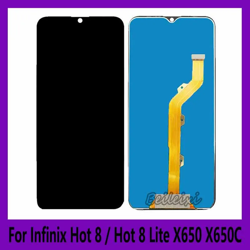 Для Infinix Hot 8/Hot 8 Lite X650 X650C X650D X650B ЖК-дисплей с цифровым преобразователем сенсорного экрана в сборе
Для Infinix Hot 8/Hot 8 Lite X650 X650C X650D X650B ЖК-дисплей с цифровым преобразователем сенсорного экрана в сборе
