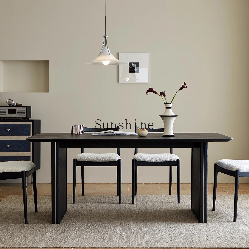 French rectangular large board long table medium antique solid wood dining table
French rectangular large board long table medium antique solid wood dining table