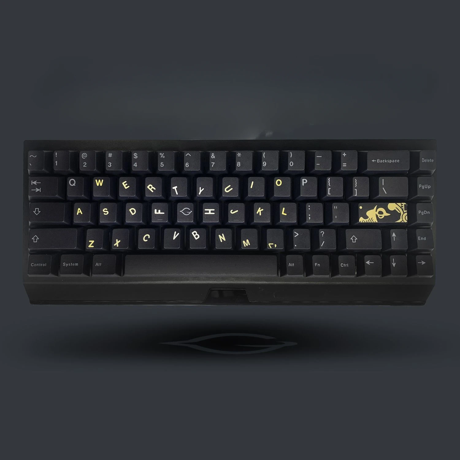 Personalized and creative black full set of keycaps PBT customization Original sublimation mechanical keyboard cap Cross shaft u
Personalized and creative black full set of keycaps PBT customization Original sublimation mechanical keyboard cap Cross shaft u