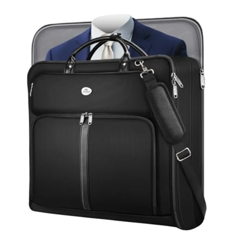 Mens Garment Bags for travel, Large Travel Suit Bag Up to 7 Suits with Strap, Wrinkle Free Carry On Garment Bags for Hanging Cl
Mens Garment Bags for travel, Large Travel Suit Bag Up to 7 Suits with Strap, Wrinkle Free Carry On Garment Bags for Hanging Cl