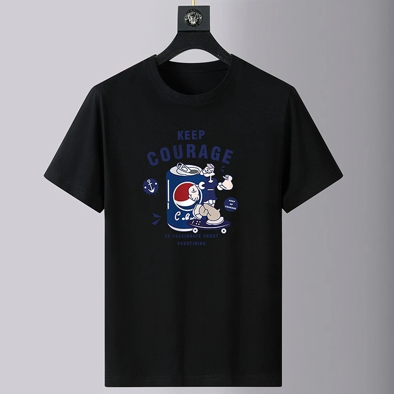 Cotton Short-sleeved T-shirt for Men and Women Loose Student Versatile Large-size Half-sleeved T-shirt Sports and Leisure Top
Cotton Short-sleeved T-shirt for Men and Women Loose Student Versatile Large-size Half-sleeved T-shirt Sports and Leisure Top
