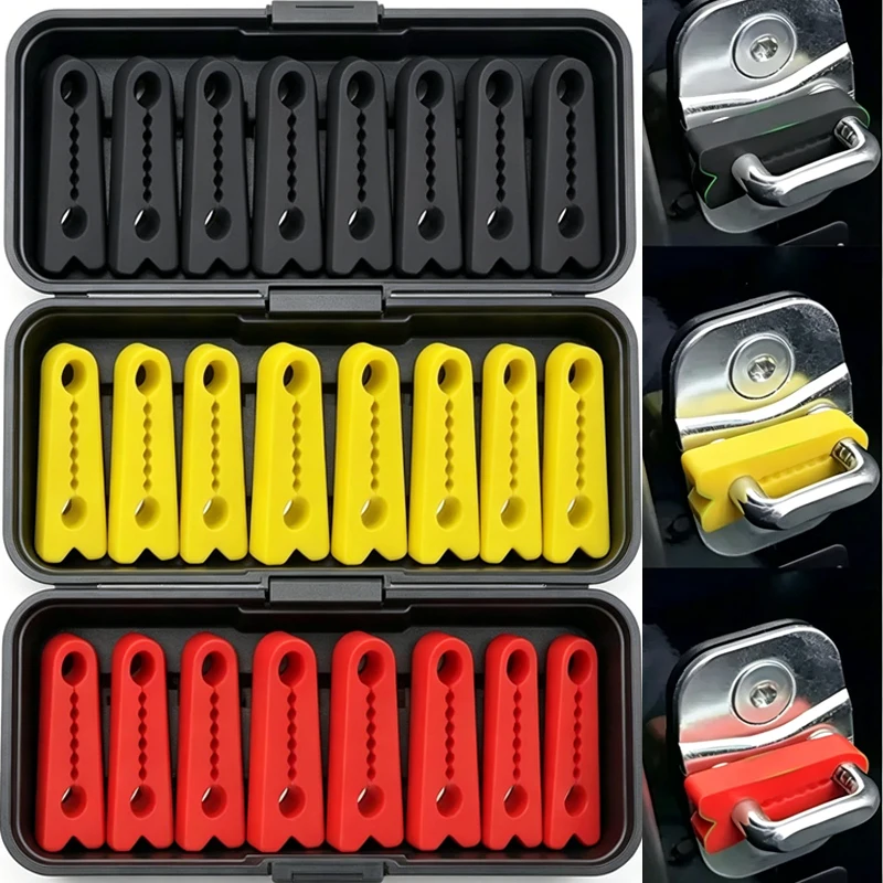 Universal Car Door Lock Shock Absorber Pad Silicone Sound Deadening Cushion Noise Reduction Buffer Sticker Anti Slam Protector
Universal Car Door Lock Shock Absorber Pad Silicone Sound Deadening Cushion Noise Reduction Buffer Sticker Anti Slam Protector