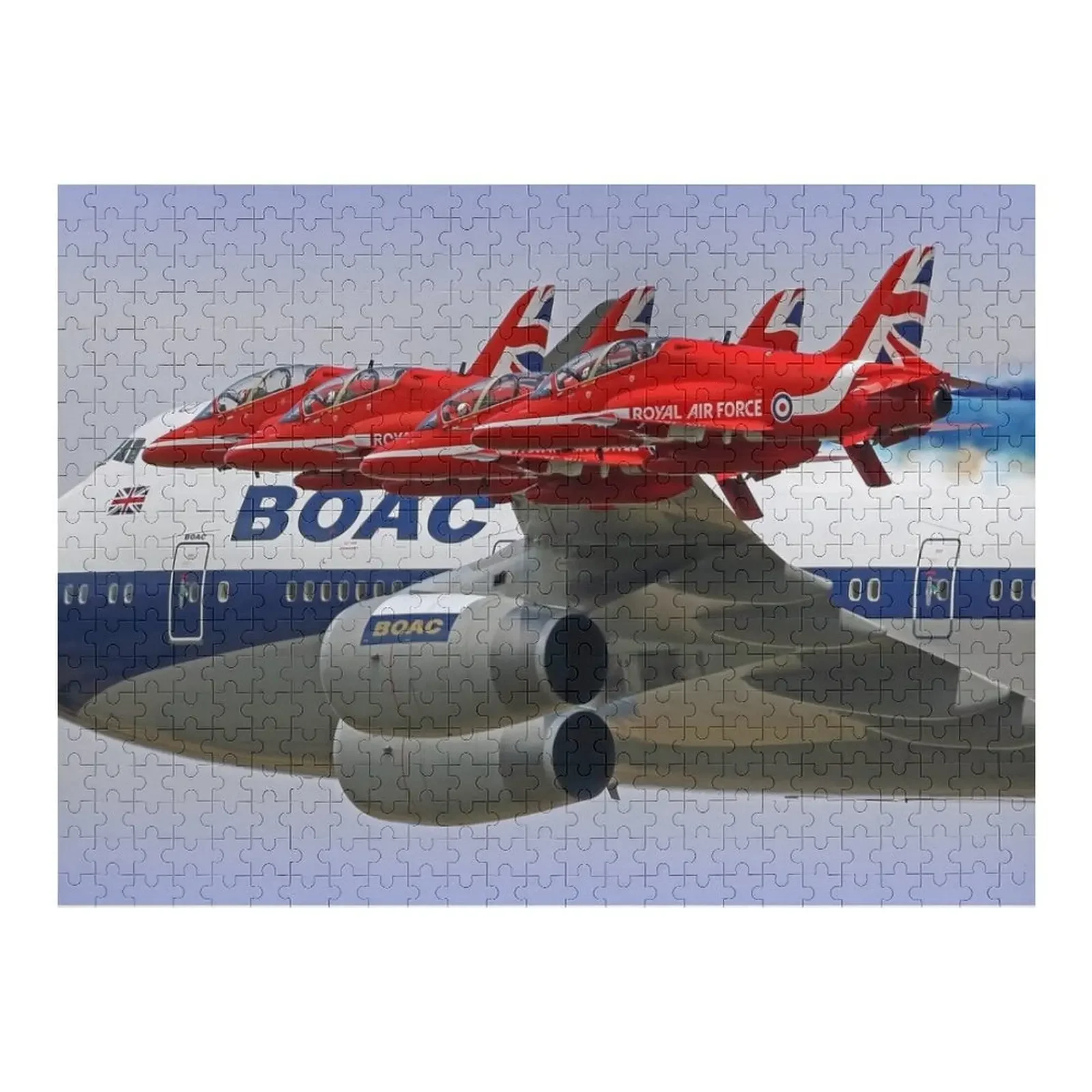 BOAC 747 with The Red Arrows Flypast - 3 Jigsaw Puzzle Woodens For Adults Personalized Child Gift With Personalized Photo Puzzle
BOAC 747 with The Red Arrows Flypast - 3 Jigsaw Puzzle Woodens For Adults Personalized Child Gift With Personalized Photo Puzzle