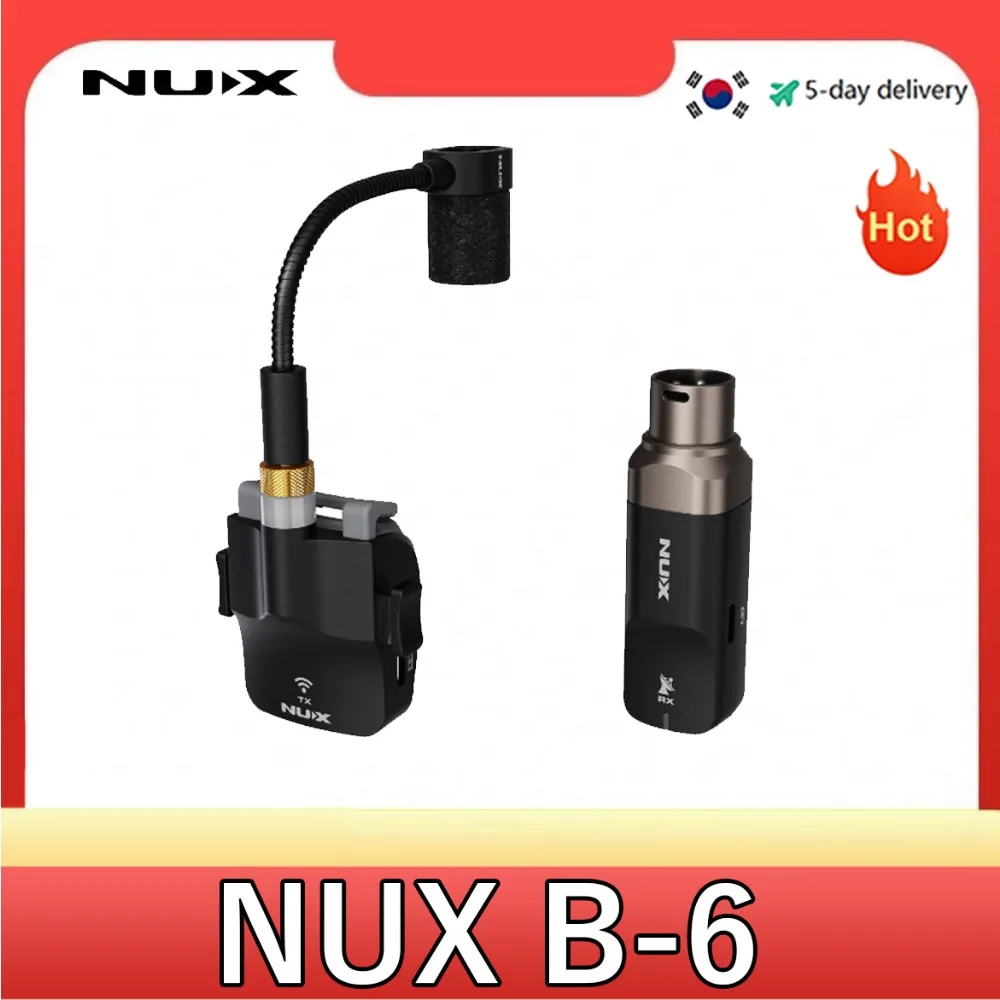 Беспроводная система NUX B-6 для саксофона с микрофоном Gooseneck, обеспечивает профессиональное аудио с высоким разрешением 24 бит/44,1 кГц
Беспроводная система NUX B-6 для саксофона с микрофоном Gooseneck, обеспечивает профессиональное аудио с высоким разрешением 24 бит/44,1 кГц