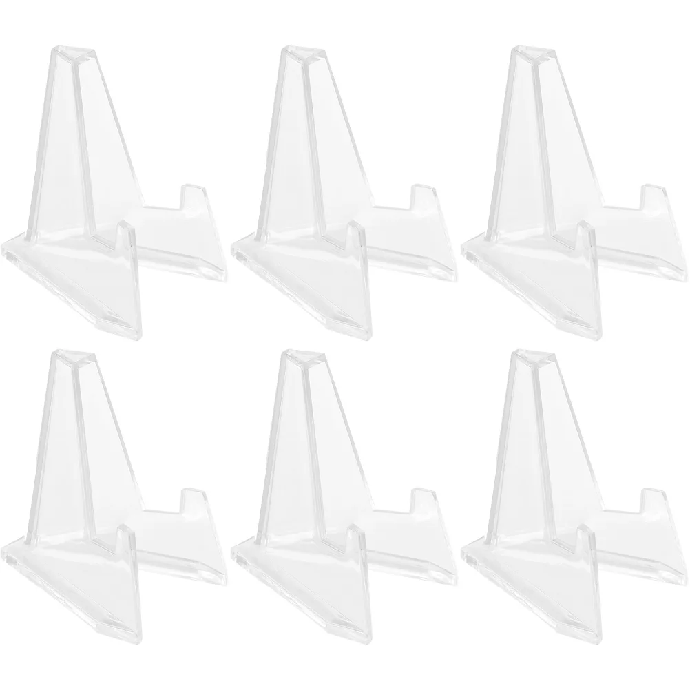6 Pcs Tripod Stand Display Shelves Ornament Stands Triangle Easel Badge Acrylic Holders Storage Racks
6 Pcs Tripod Stand Display Shelves Ornament Stands Triangle Easel Badge Acrylic Holders Storage Racks
