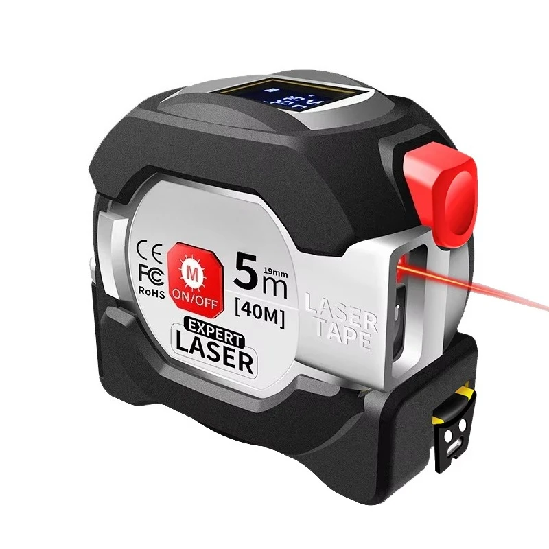 40m Digital Laser Rangefinder 3-in-1 Multi-Function Measuring Tool for Woodworking Construction Roll Cord Mode Convenient
40m Digital Laser Rangefinder 3-in-1 Multi-Function Measuring Tool for Woodworking Construction Roll Cord Mode Convenient