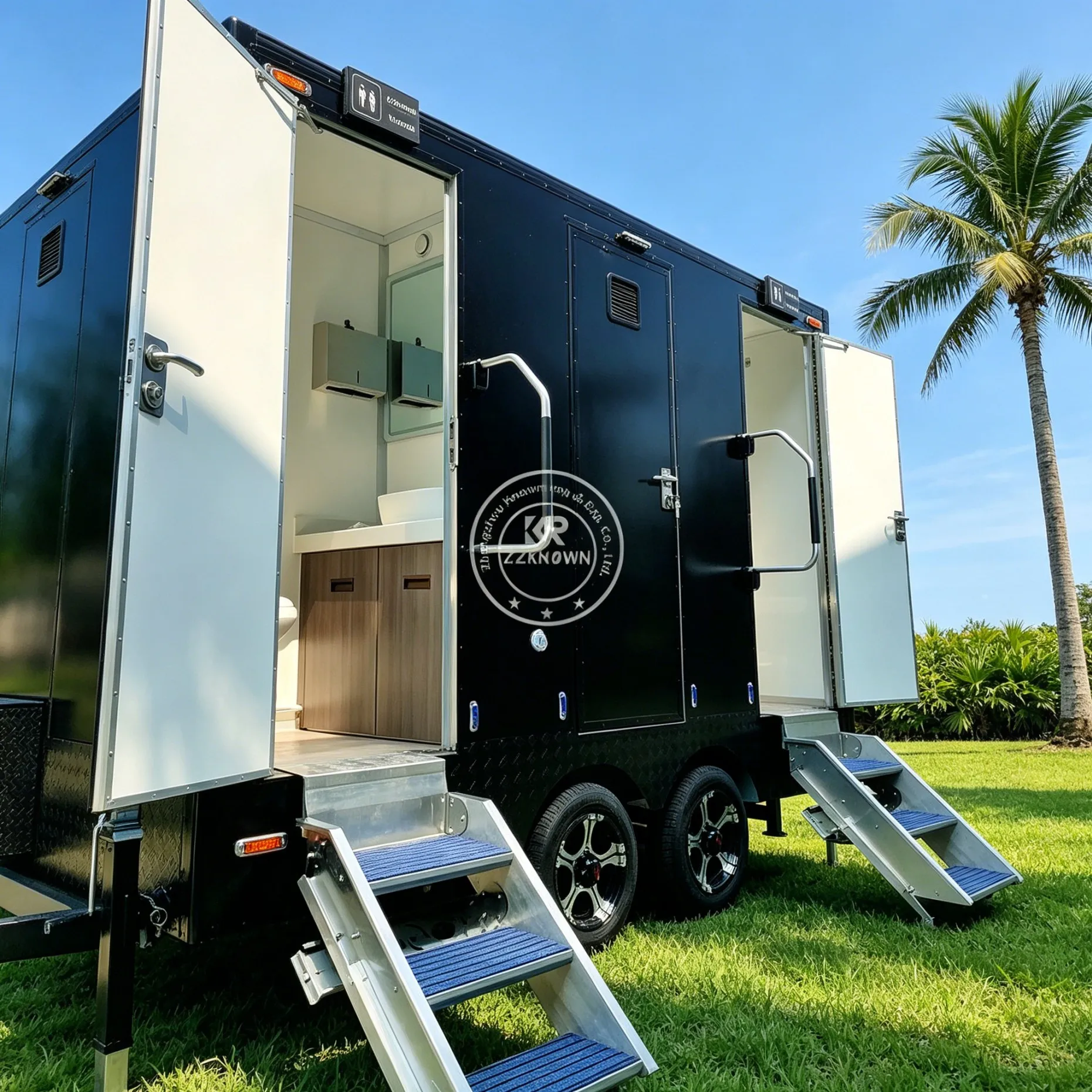 High Quality Vip Luxury Restroom Trailer Customizable Outdoor Mobile Bathroom Trailer Travel Trailer with Toilet
High Quality Vip Luxury Restroom Trailer Customizable Outdoor Mobile Bathroom Trailer Travel Trailer with Toilet