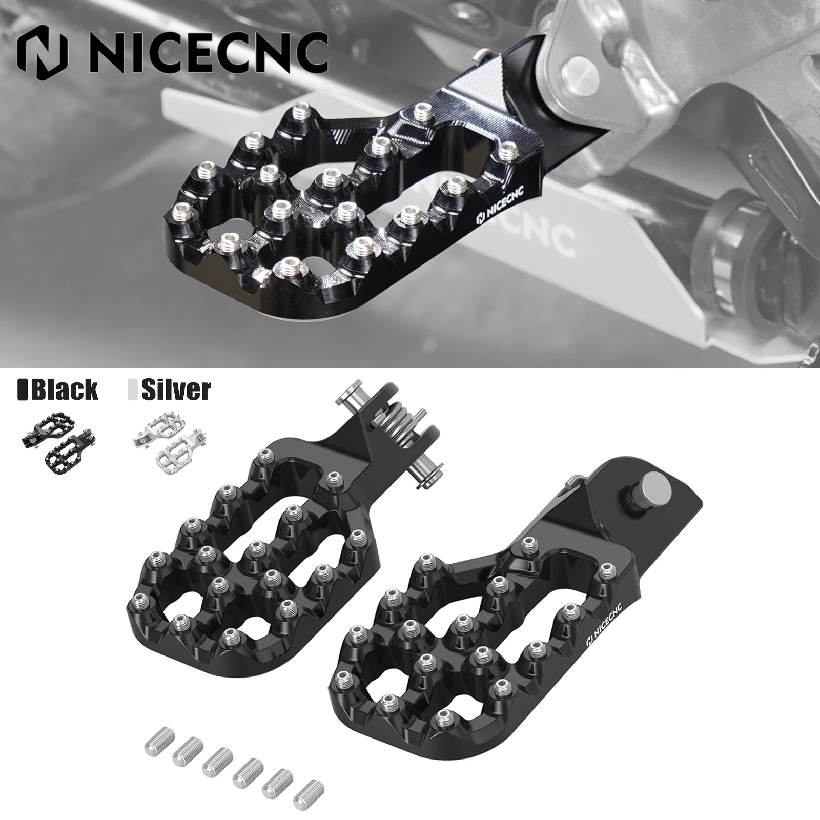 Wide Offset Footpegs Footrests Foot Pedal For BMW R1250GS 2019-2023 R1250GS Adventure 2019-2024 R1200GS R1200GS ADV 2013-2018
Wide Offset Footpegs Footrests Foot Pedal For BMW R1250GS 2019-2023 R1250GS Adventure 2019-2024 R1200GS R1200GS ADV 2013-2018