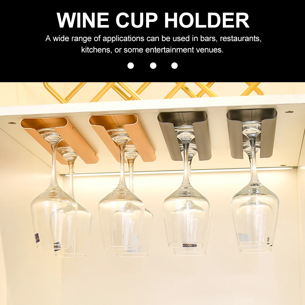 Hanging Wine Goblet Holder Rack Upside Down Cup Stand Organizer For Kitchen Bar Glass Cup Shelf Goblet Stand Rack
Hanging Wine Goblet Holder Rack Upside Down Cup Stand Organizer For Kitchen Bar Glass Cup Shelf Goblet Stand Rack