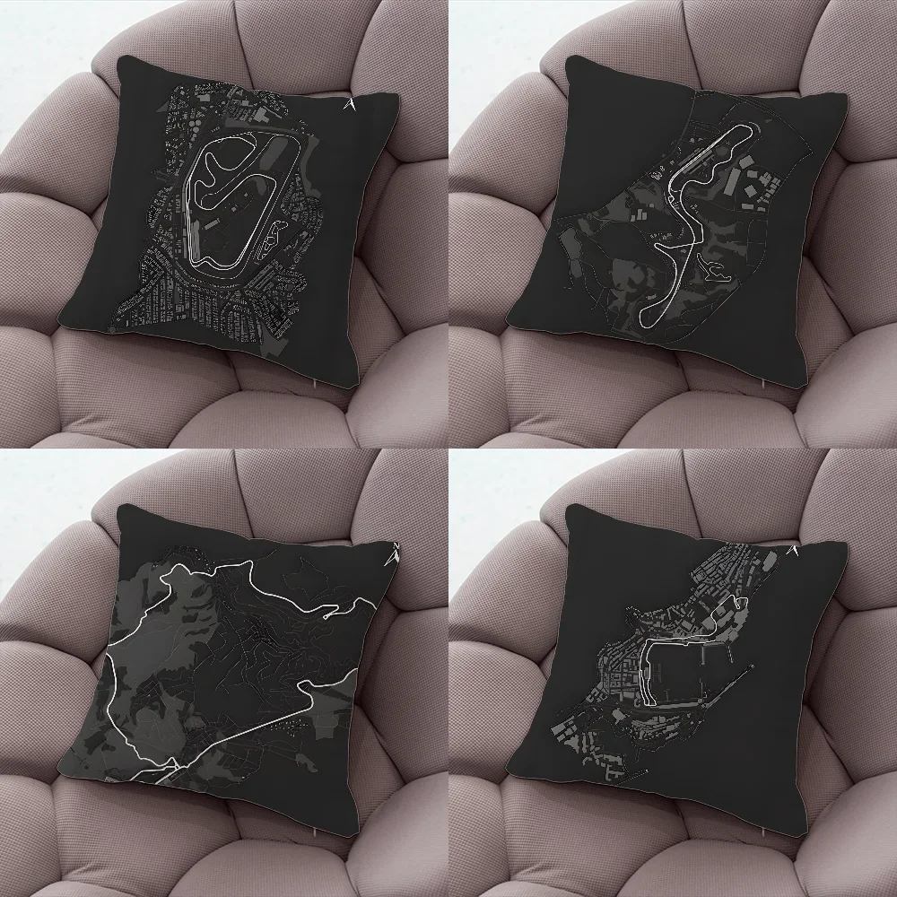 F1 Track Circuit Pillow Case Pillow Case Living Room Sofa Cushion Cover Suitable For Home Bedroom Room Decoration 
F1 Track Circuit Pillow Case Pillow Case Living Room Sofa Cushion Cover Suitable For Home Bedroom Room Decoration
