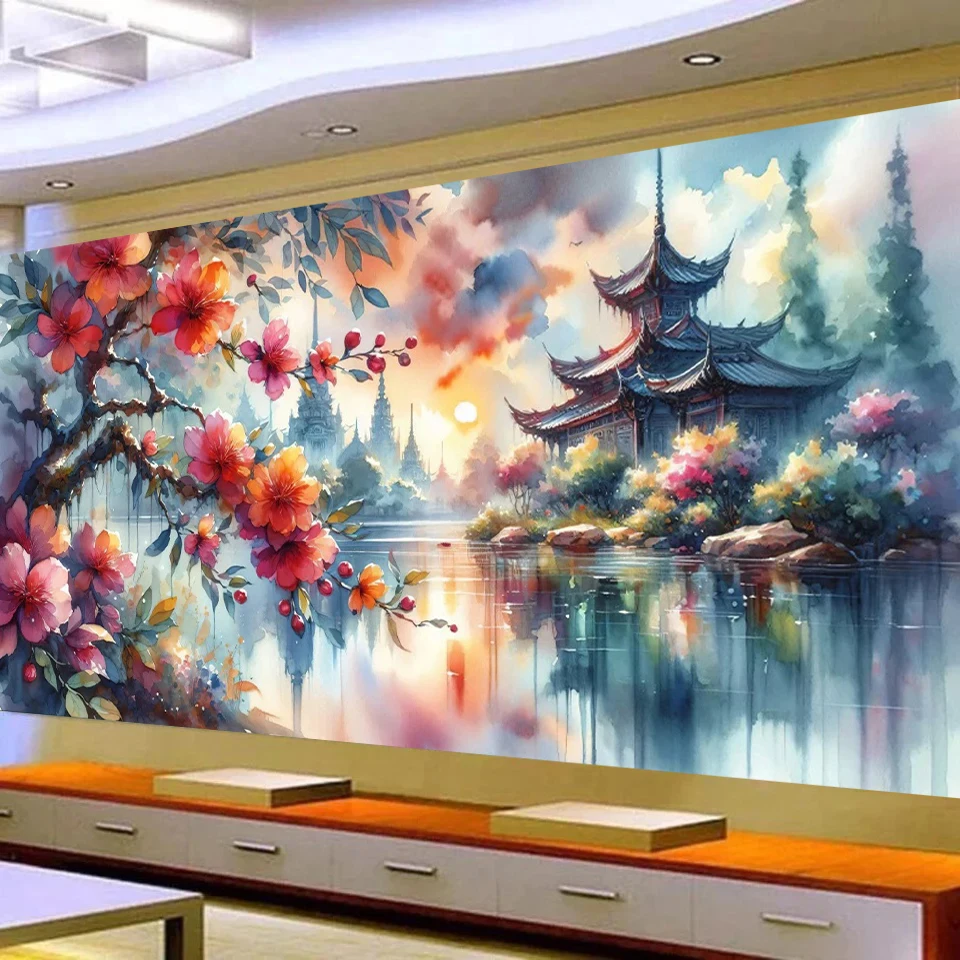 5D DIY Large Diamond Painting Colorful Tower Landscape Full Round Square Landscape Flower Diamond Mosaic Art Home Decoration
5D DIY Large Diamond Painting Colorful Tower Landscape Full Round Square Landscape Flower Diamond Mosaic Art Home Decoration