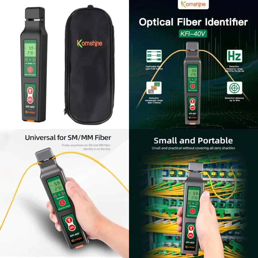 Fiber Optical Live Identifier Classic KFI-40V Identifies Dominant Traffic Direction Indicator Multi in one Chuck 0.25/0.9/2.0/3
Fiber Optical Live Identifier Classic KFI-40V Identifies Dominant Traffic Direction Indicator Multi in one Chuck 0.25/0.9/2.0/3