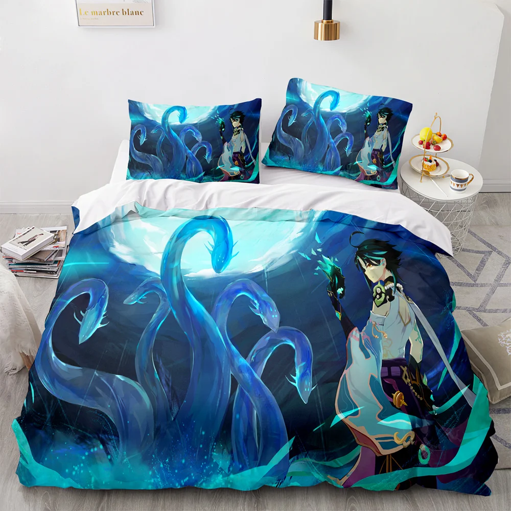 Genshin Impact Bedding Set Game 3d Print Bed Linen Quilt Soft Duvet Cover Sets Home Textile Queen King Size Girl Kids Room Decor
Genshin Impact Bedding Set Game 3d Print Bed Linen Quilt Soft Duvet Cover Sets Home Textile Queen King Size Girl Kids Room Decor