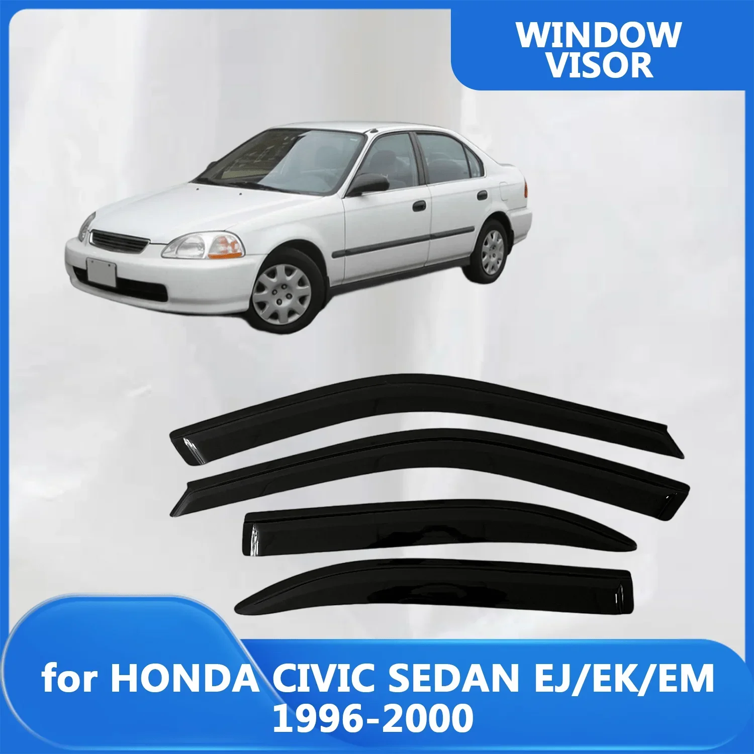 Window Visor for HONDA CIVIC SEDAN EJ/EK/EM 1996 1997 1998 1999 2000 Wind Deflectors Rain Guards Door Visor Vent Shades Sun Rain
Window Visor for HONDA CIVIC SEDAN EJ/EK/EM 1996 1997 1998 1999 2000 Wind Deflectors Rain Guards Door Visor Vent Shades Sun Rain