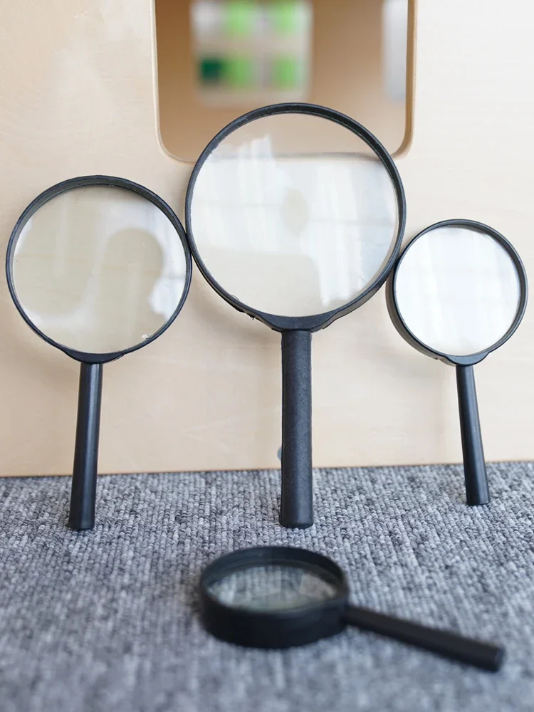 Kindergarten children magnifying glass Science Zone Material Section Exploration Angle Plant Planting Observation Natural Tools
Kindergarten children magnifying glass Science Zone Material Section Exploration Angle Plant Planting Observation Natural Tools