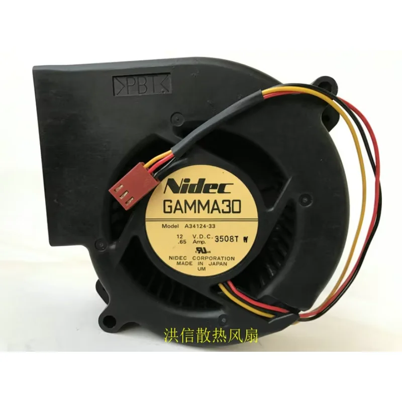 Nidec GAMMA30 A34124-33 DC 12 В 0,65 А 97x97x33 мм 3-проводной охлаждающий вентилятор для сервера
Nidec GAMMA30 A34124-33 DC 12 В 0,65 А 97x97x33 мм 3-проводной охлаждающий вентилятор для сервера