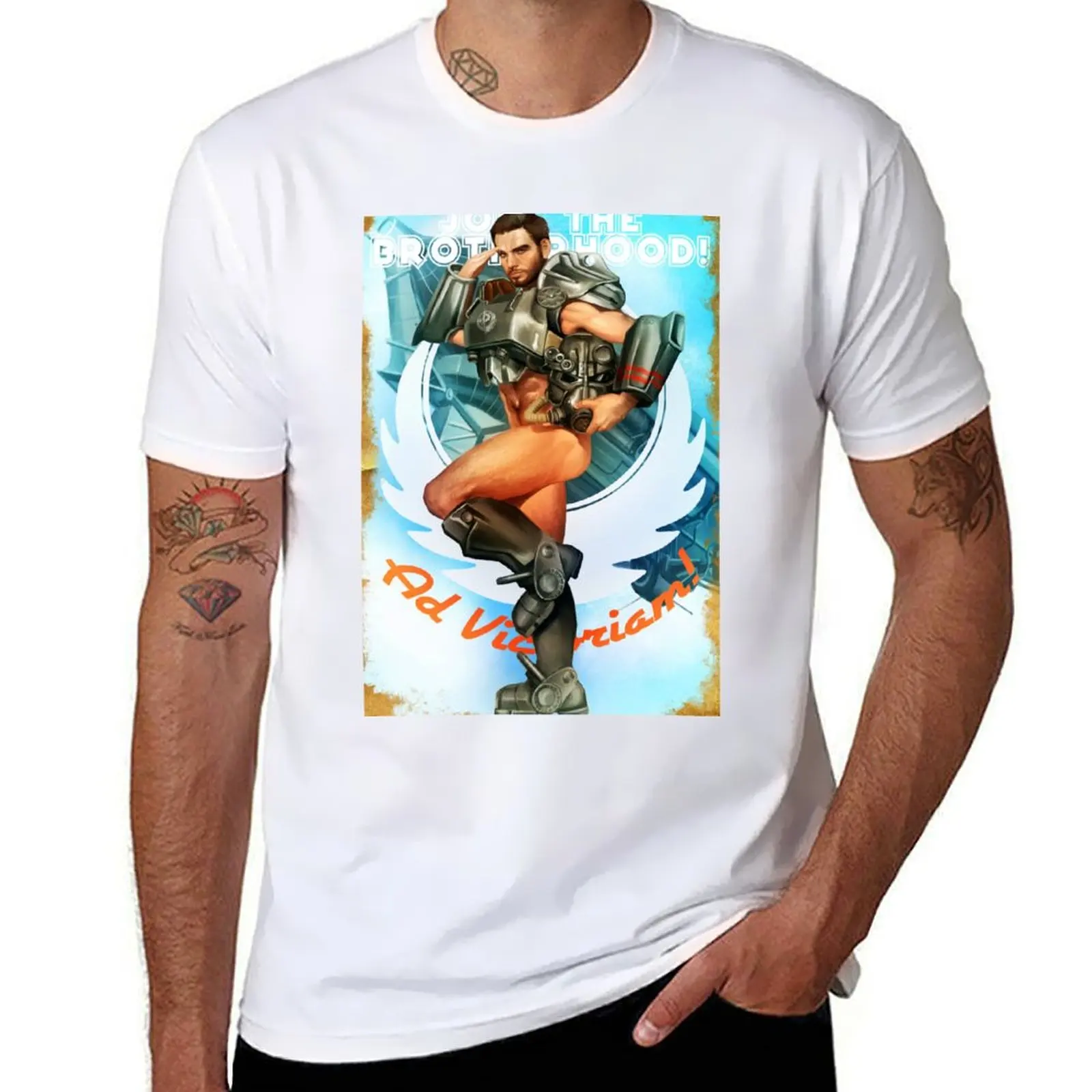 Join the Brotherhood! T-Shirt cotton tshirt 100% t shirts for man graphic funny T-Shirt
Join the Brotherhood! T-Shirt cotton tshirt 100% t shirts for man graphic funny T-Shirt
