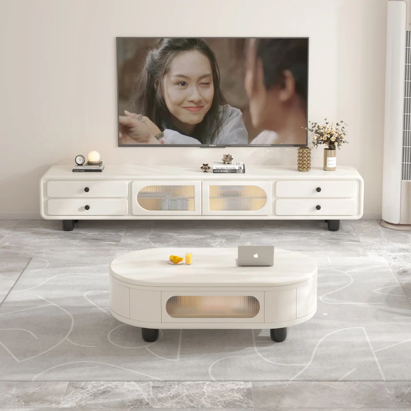 Modern Minimalist Cream-style TV Cabinet Fashionable Beautiful Durable Wear-resistant Robusto Y Hermoso Living Room Furniture
Modern Minimalist Cream-style TV Cabinet Fashionable Beautiful Durable Wear-resistant Robusto Y Hermoso Living Room Furniture