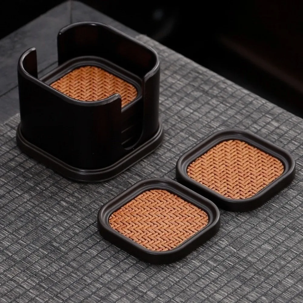 6pcs Anti-scalding Rattan Tea Coaster Set Chinese Style Lightweight Heat Insulation Mat Elegant Vintage Tea Cup Holder
6pcs Anti-scalding Rattan Tea Coaster Set Chinese Style Lightweight Heat Insulation Mat Elegant Vintage Tea Cup Holder
