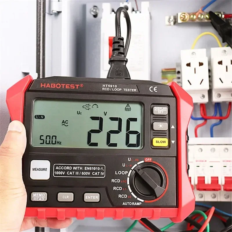 4.7 Inch Large LCD Digital Megohmmeter Voltmeter Resistance Meter RCD/Loop Tester 1000 Group 440V Leakage Switch Tester Set
4.7 Inch Large LCD Digital Megohmmeter Voltmeter Resistance Meter RCD/Loop Tester 1000 Group 440V Leakage Switch Tester Set