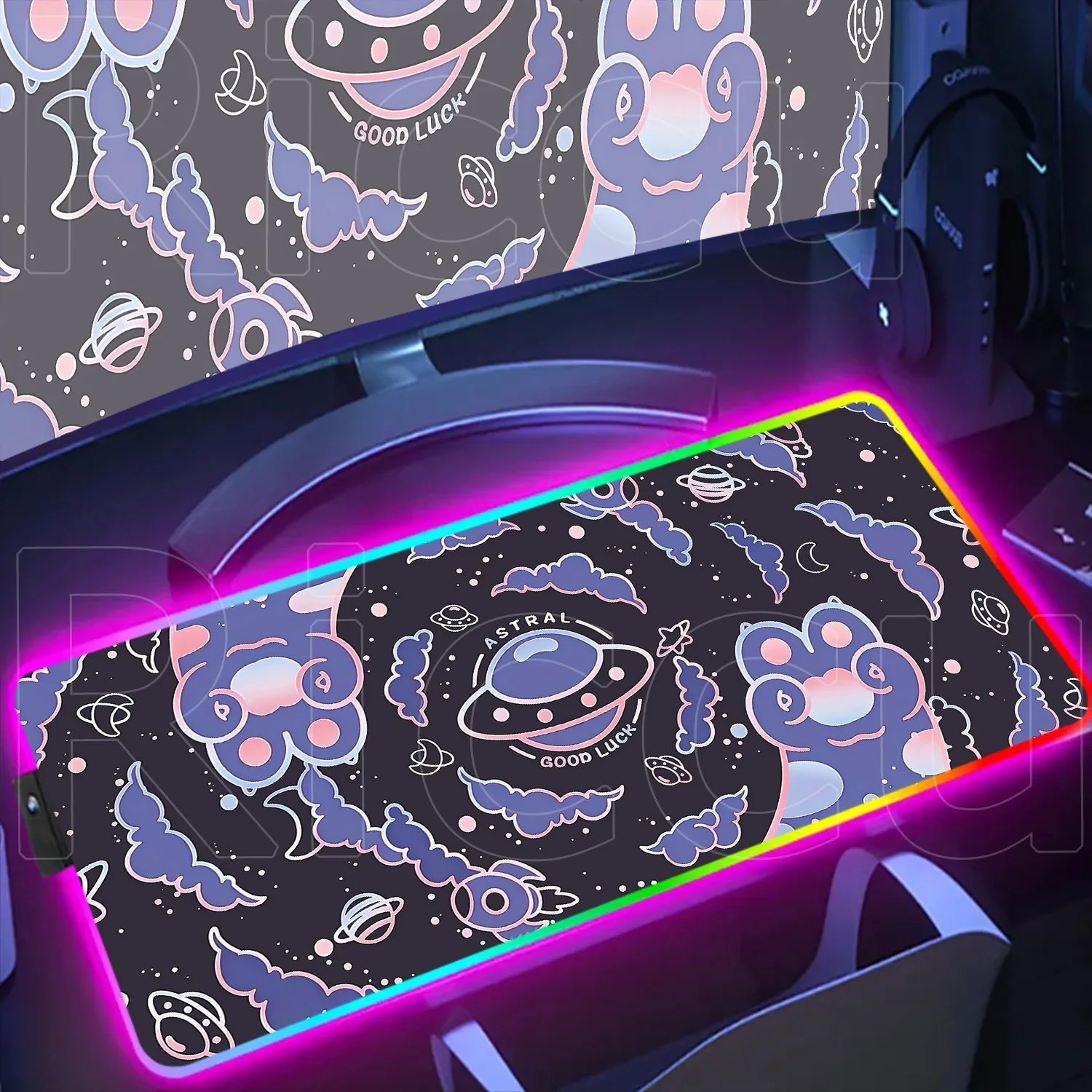 Cartoon Cat Paw Art Design RGB Mousepad 40x90cm Large Gaming Deskmat LED Luminous Mice Pad Kawaii Table Pad Backlit Keyboard Mat
Cartoon Cat Paw Art Design RGB Mousepad 40x90cm Large Gaming Deskmat LED Luminous Mice Pad Kawaii Table Pad Backlit Keyboard Mat