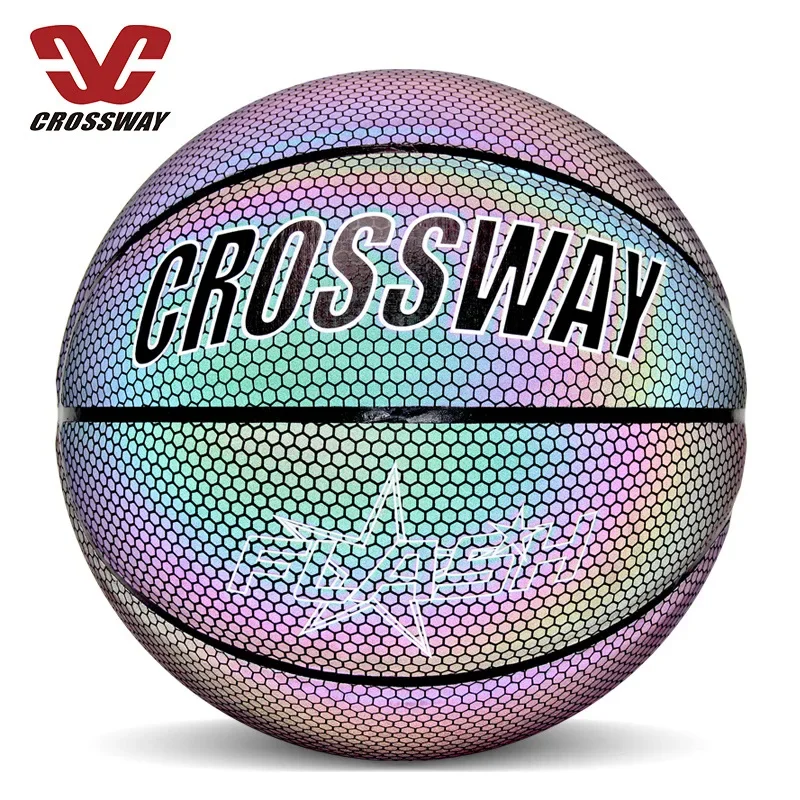 Crossway PU Reflective Glow Ball Tiktok Same Style Indoor and Outdoor Basketball Sports Goods Size Number Seven Basketball
Crossway PU Reflective Glow Ball Tiktok Same Style Indoor and Outdoor Basketball Sports Goods Size Number Seven Basketball