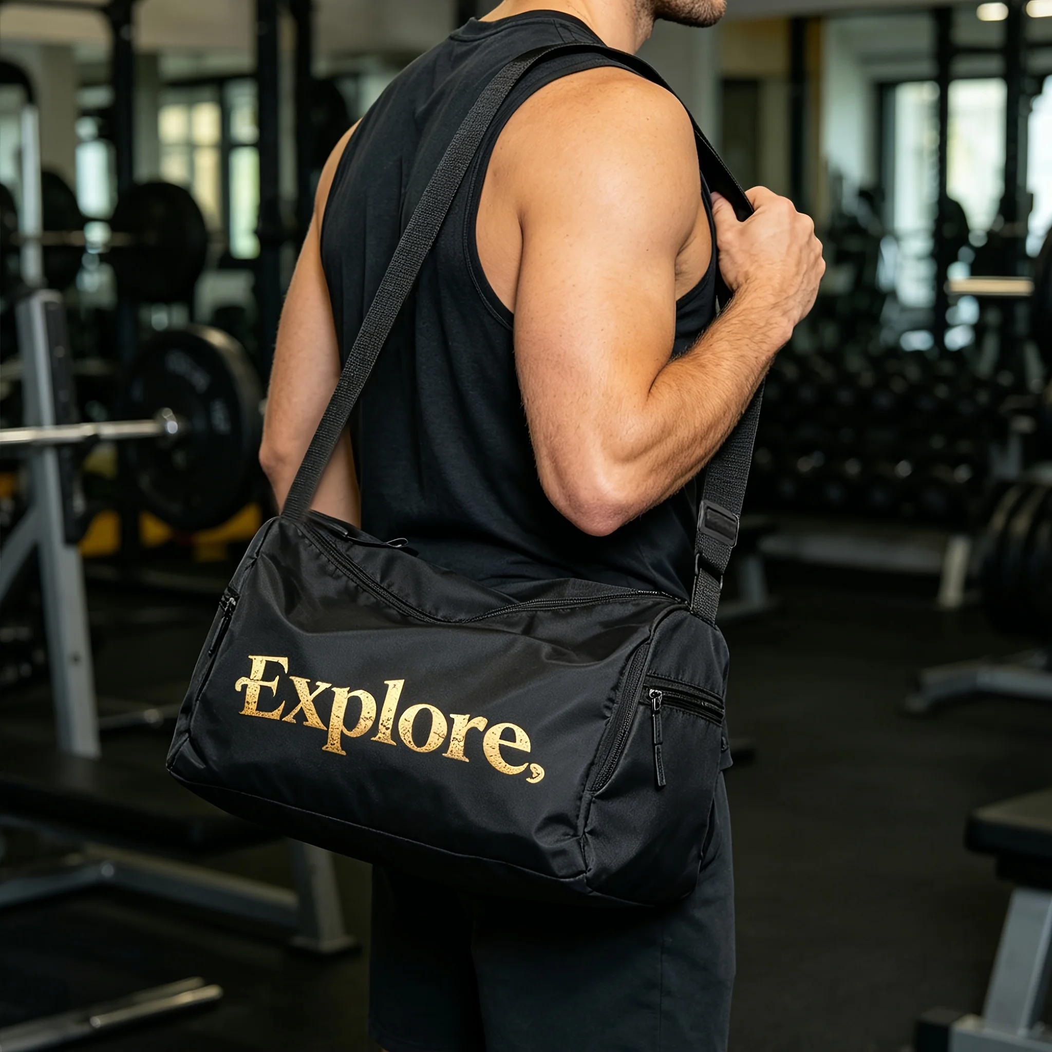 Nature Print Oxford Fitness Bag Waterproof Crossbody Gym Duffle Bag Large Capacity Yoga Travel Bag With Shoe Pocket
Nature Print Oxford Fitness Bag Waterproof Crossbody Gym Duffle Bag Large Capacity Yoga Travel Bag With Shoe Pocket